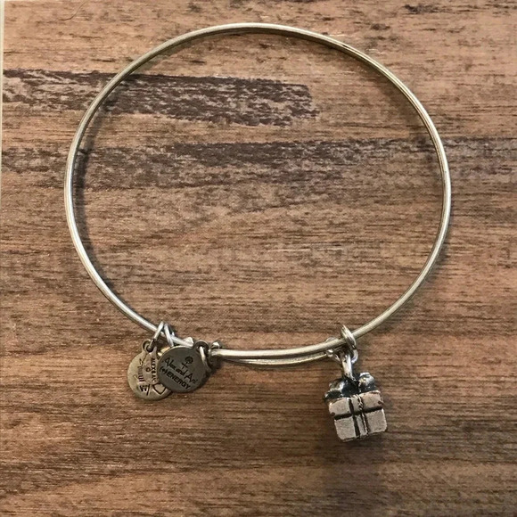 Alex and Ani Jewelry - Alex & Ani Silver Gift Box Present Charm Bracelet